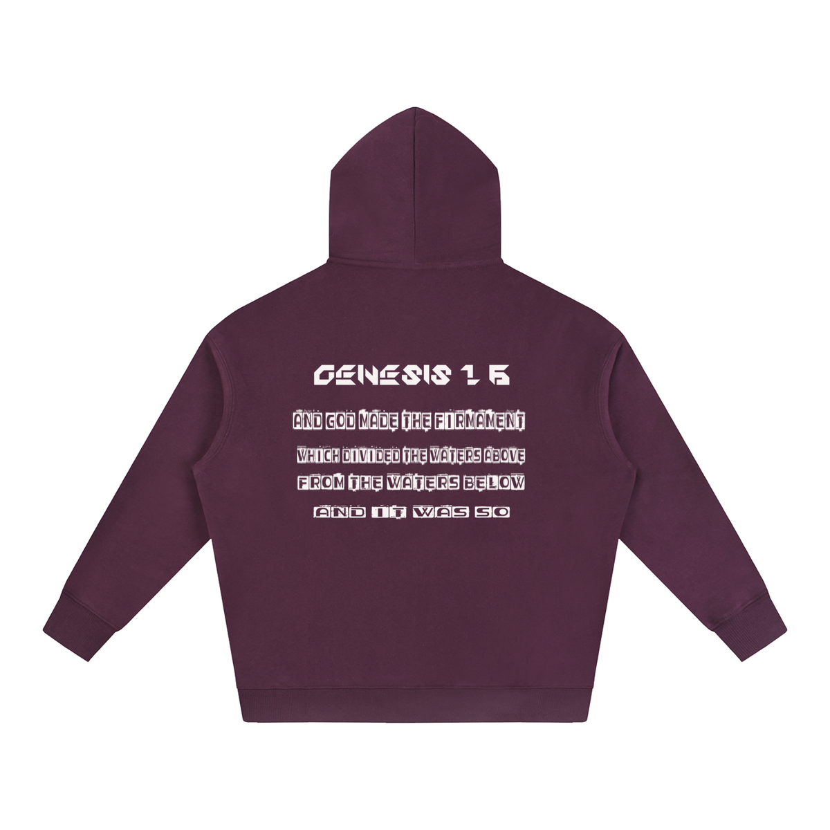 Flat Earth Oversize Fleeced Hoodie - KR Woke Wear