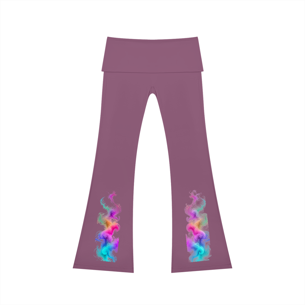 Women's High Rise Flared Yoga Pants - KR Woke Wear