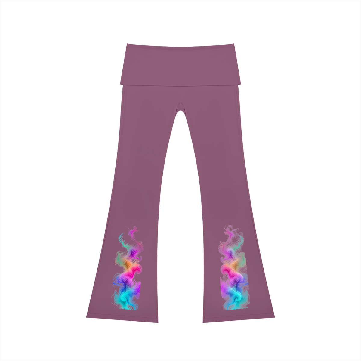 Women's High Rise Flared Yoga Pants - KR Woke Wear