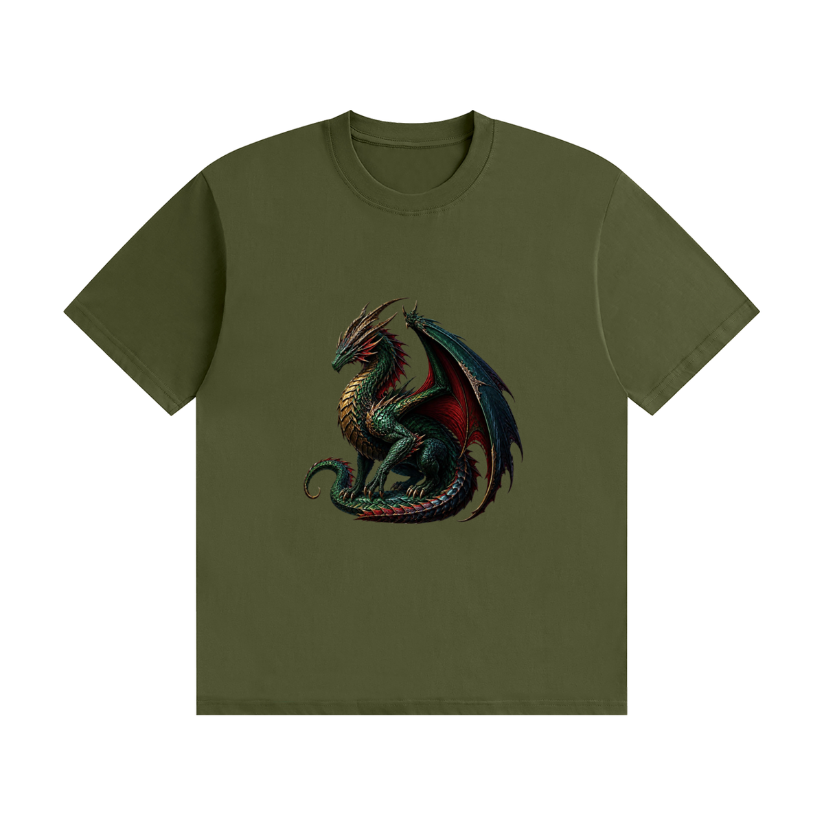 Dragon Unisex Seamless Cotton T-Shirt - KR Woke Wear