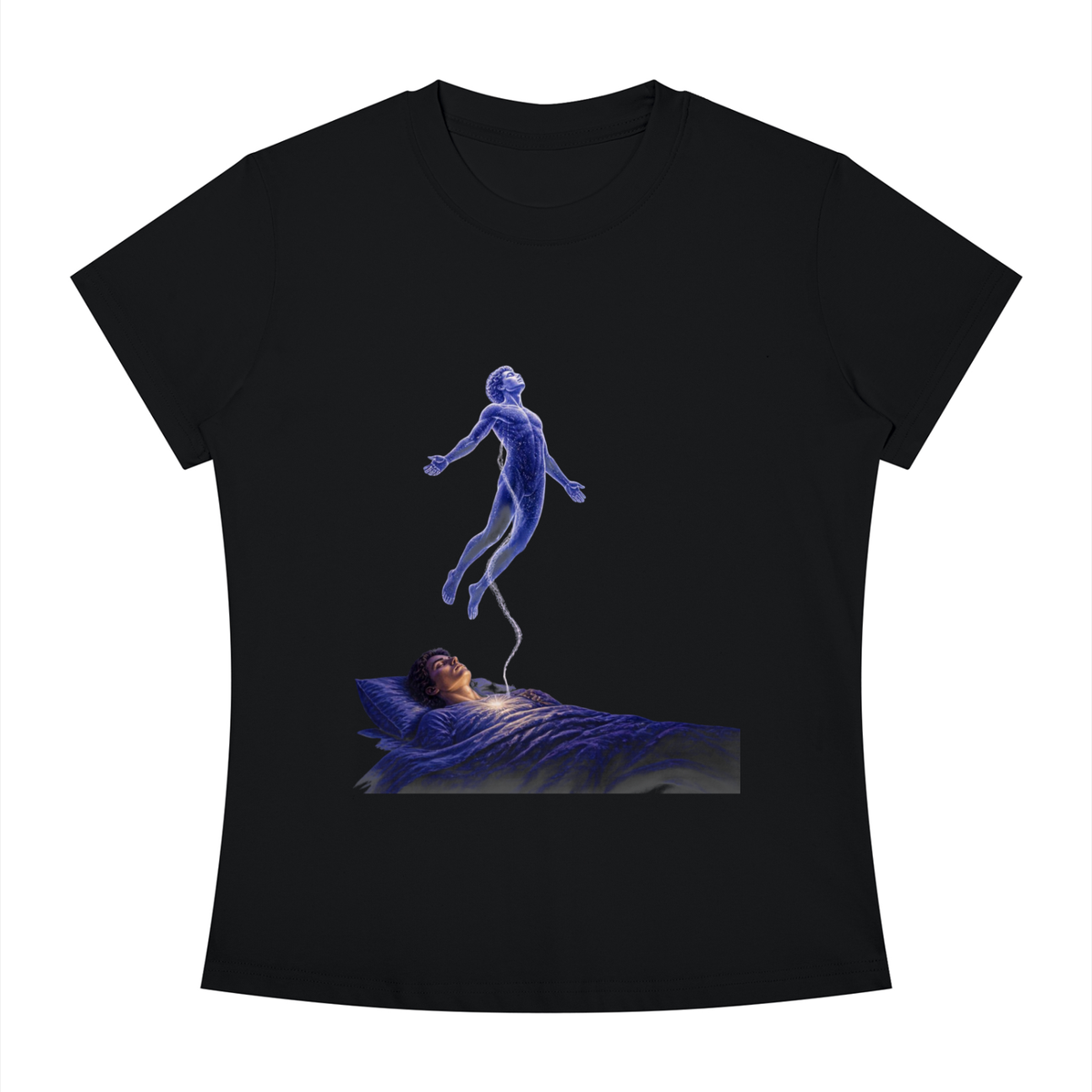 Astral Projection Women's Slim Fit Crewneck T-Shirt - KR Woke Wear