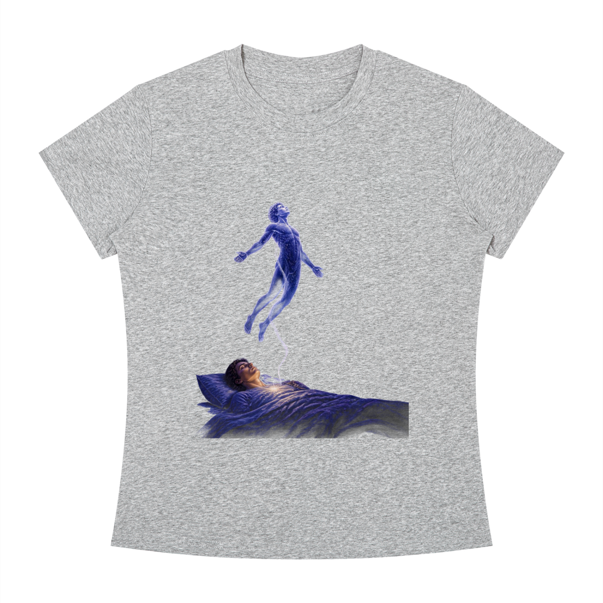 Astral Projection Women's Slim Fit Crewneck T-Shirt - KR Woke Wear