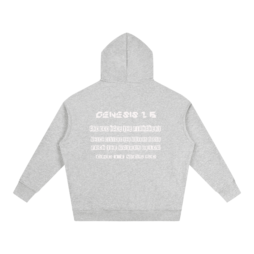 Flat Earth Oversize Fleeced Hoodie - KR Woke Wear