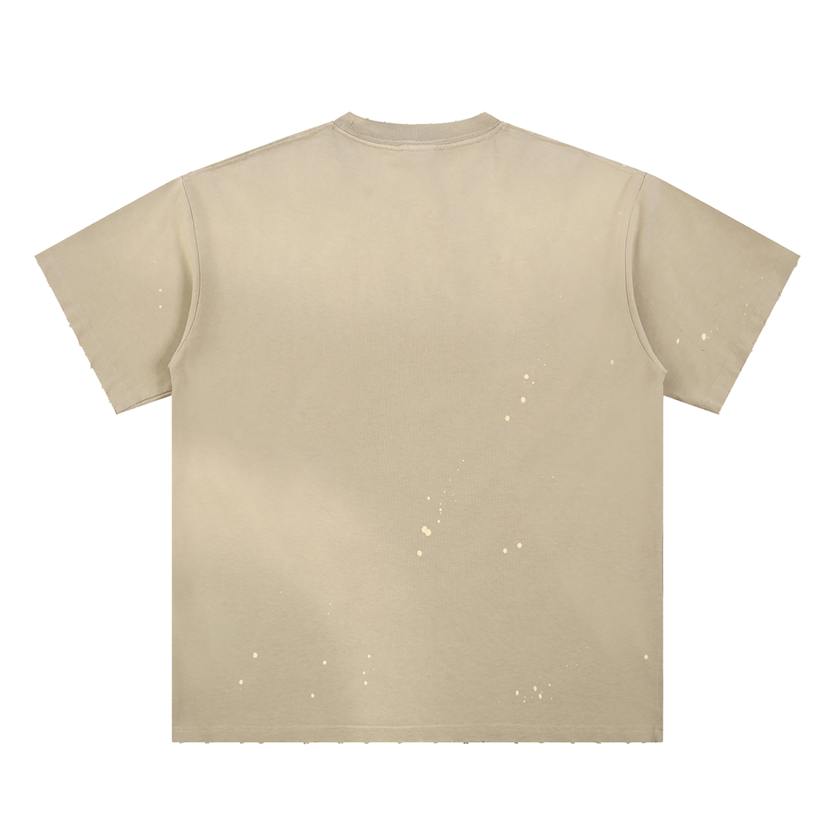 Astral Project Hand-Frayed Sunfade Paint Splatter T-Shirt - KR Woke Wear