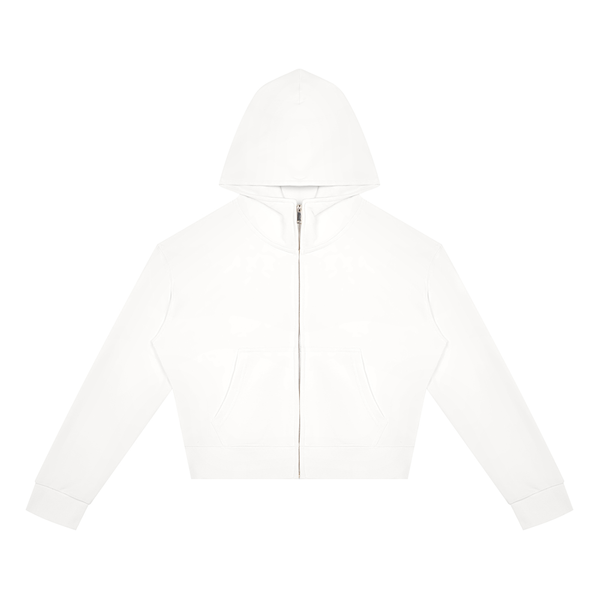 Light Fairy Women's Crop Full Zip Hoodie - KR Woke Wear