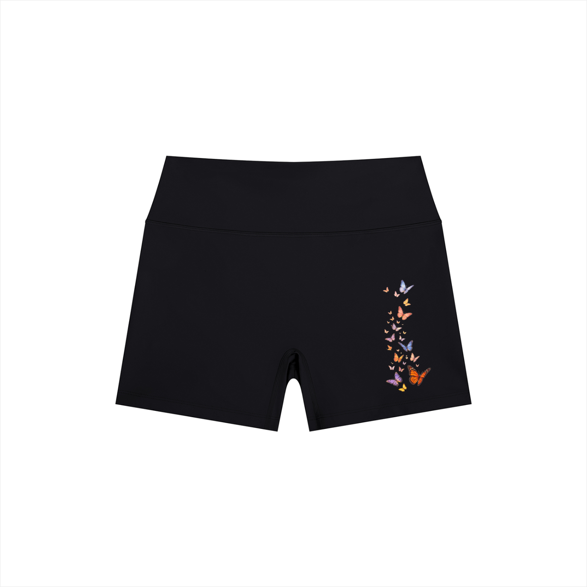 Women’s High Rise Yoga Shorts - KR Woke Wear