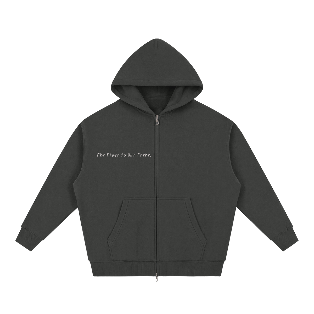 The Truth Is Out There Essential Oversized Fleece Boxy Hoodie - KR Woke Wear