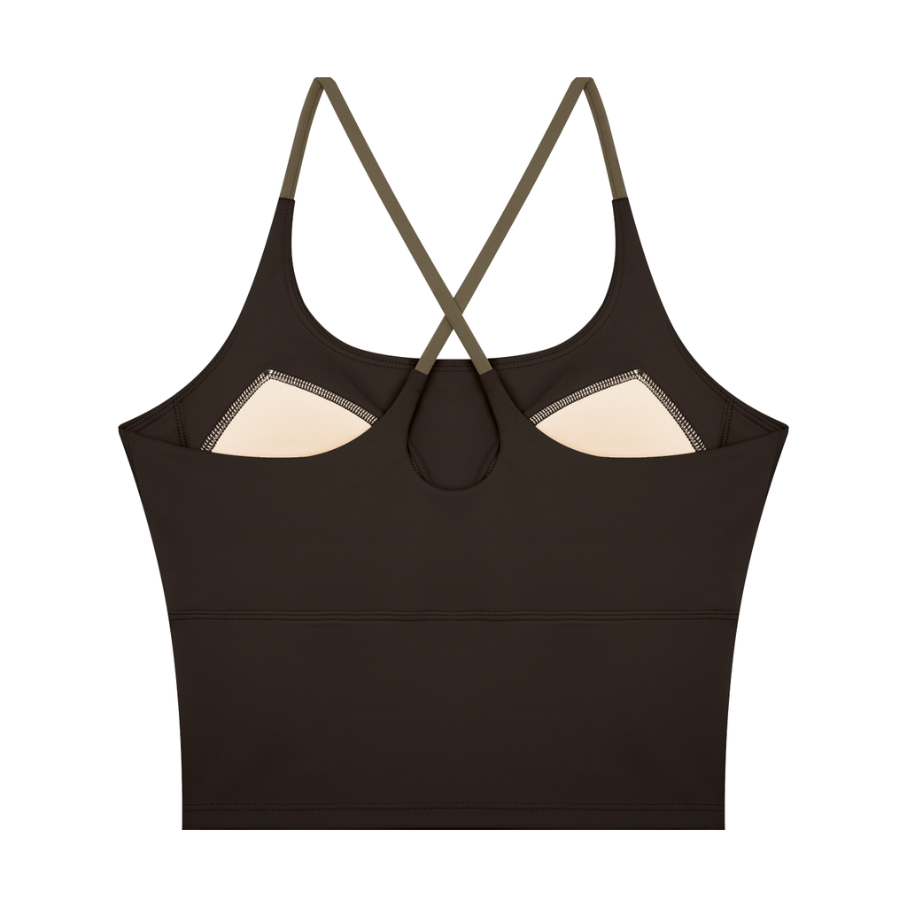 Moon Phases Women's Color Block Yoga Tank Top - KR Woke Wear