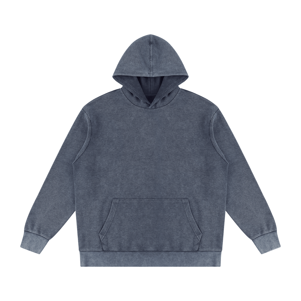 Pot Leaf Mineral Wash Oversized Hoodie - KR Woke Wear