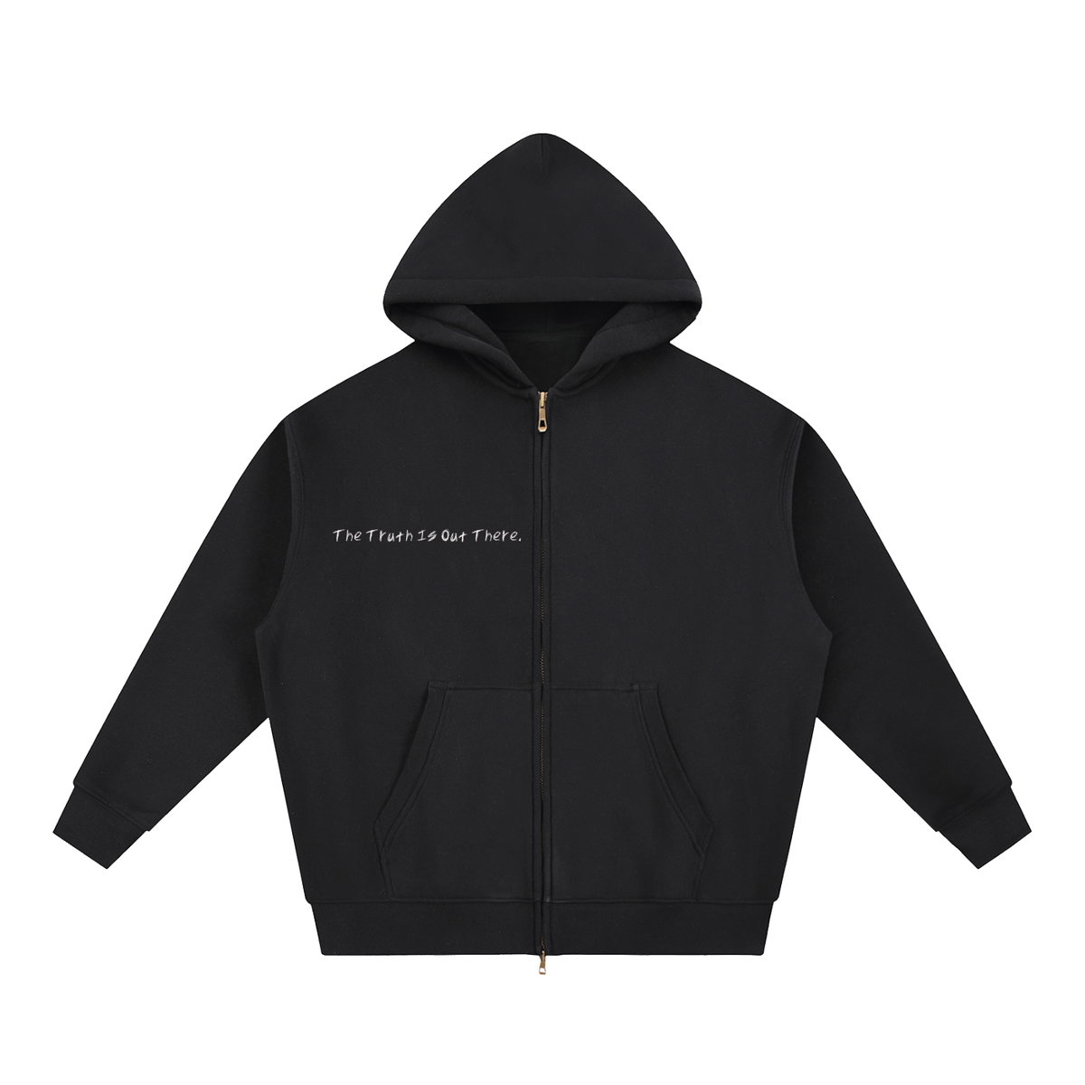 The Truth Is Out There Essential Oversized Fleece Boxy Hoodie - KR Woke Wear