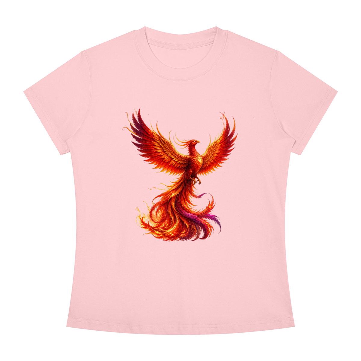 Phoenix Women's Slim Fit Crewneck T-Shirt - KR Woke Wear