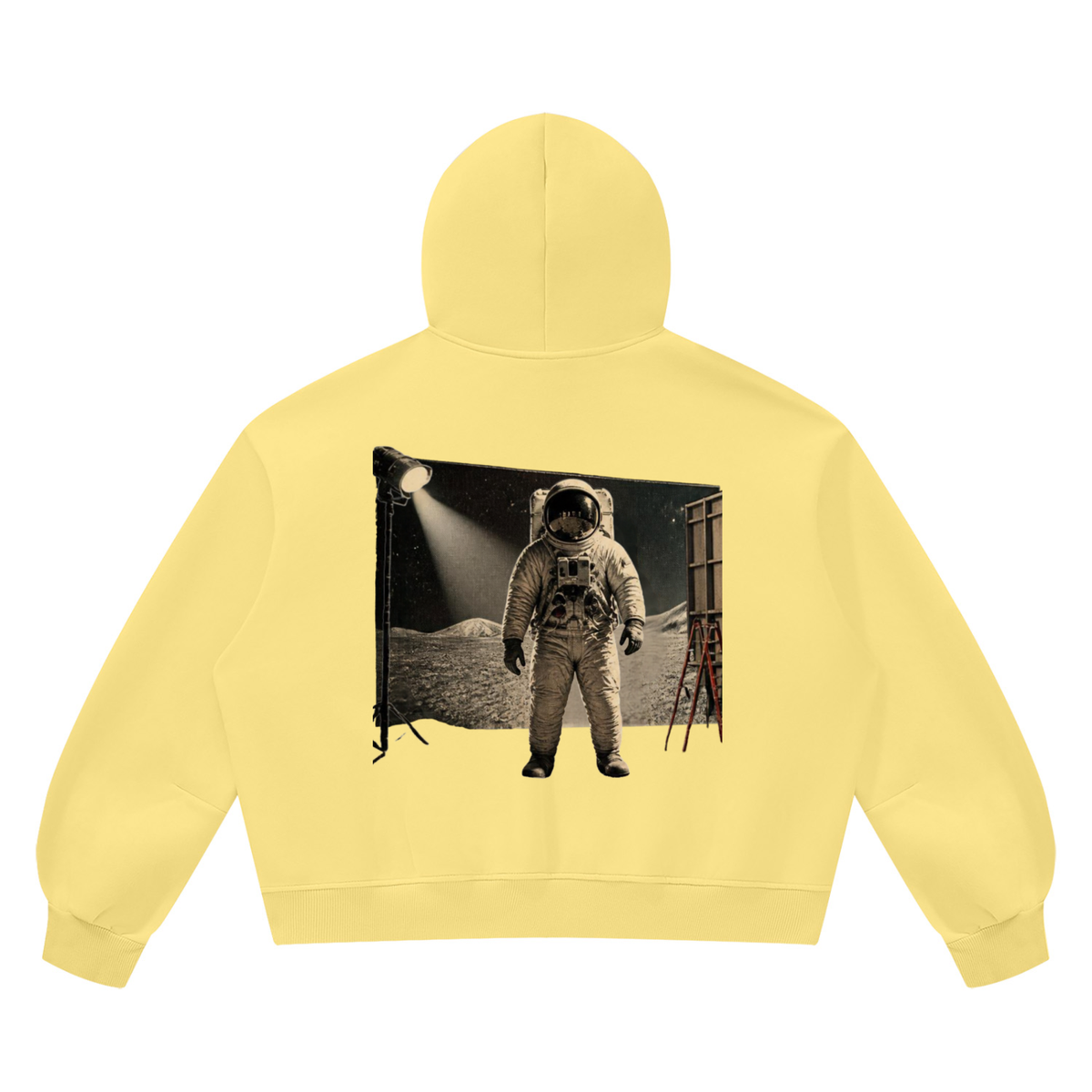 Woke AF Unisex Vintage Wash Boxy Fleece Hoodie - KR Woke Wear