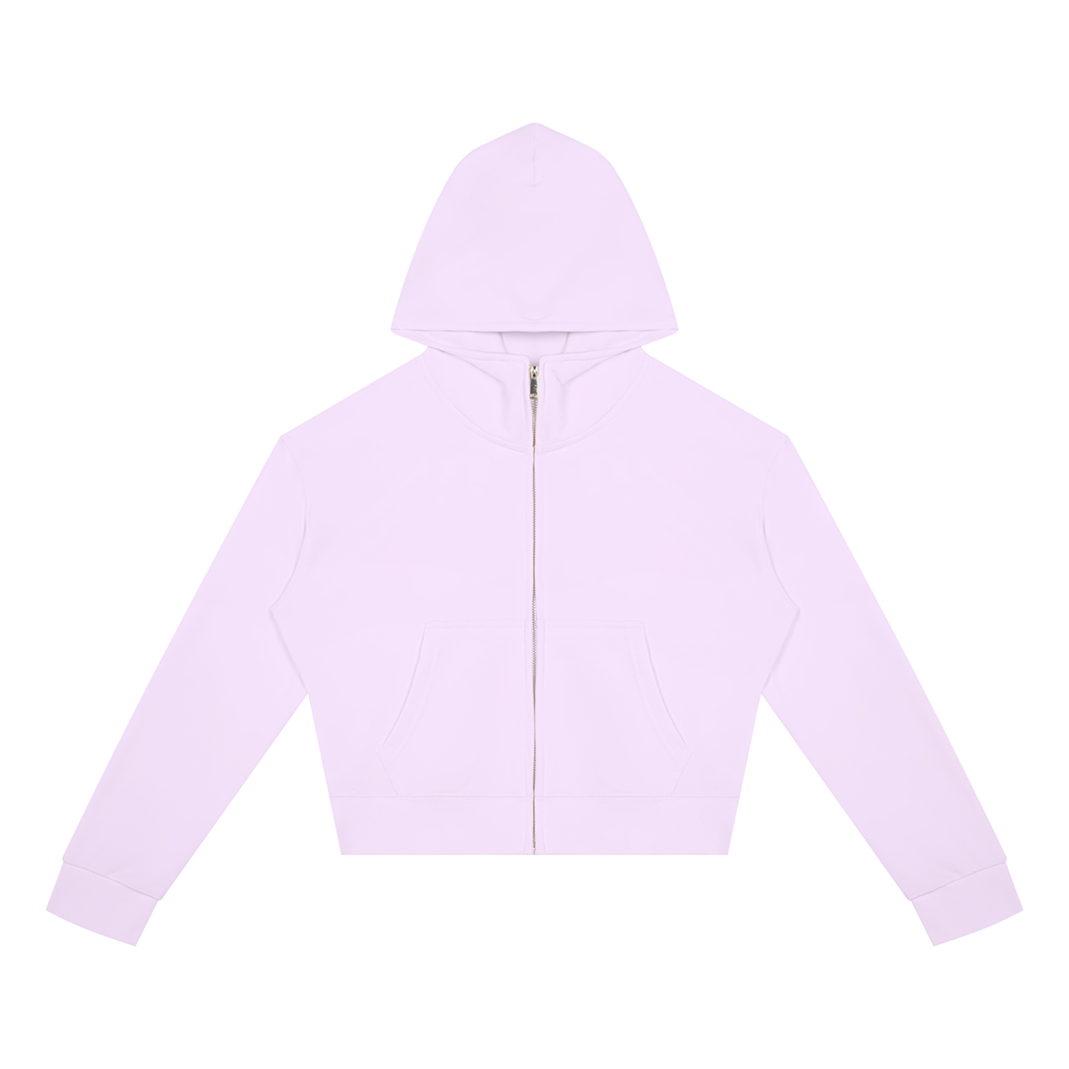 Light Fairy Women's Crop Full Zip Hoodie - KR Woke Wear
