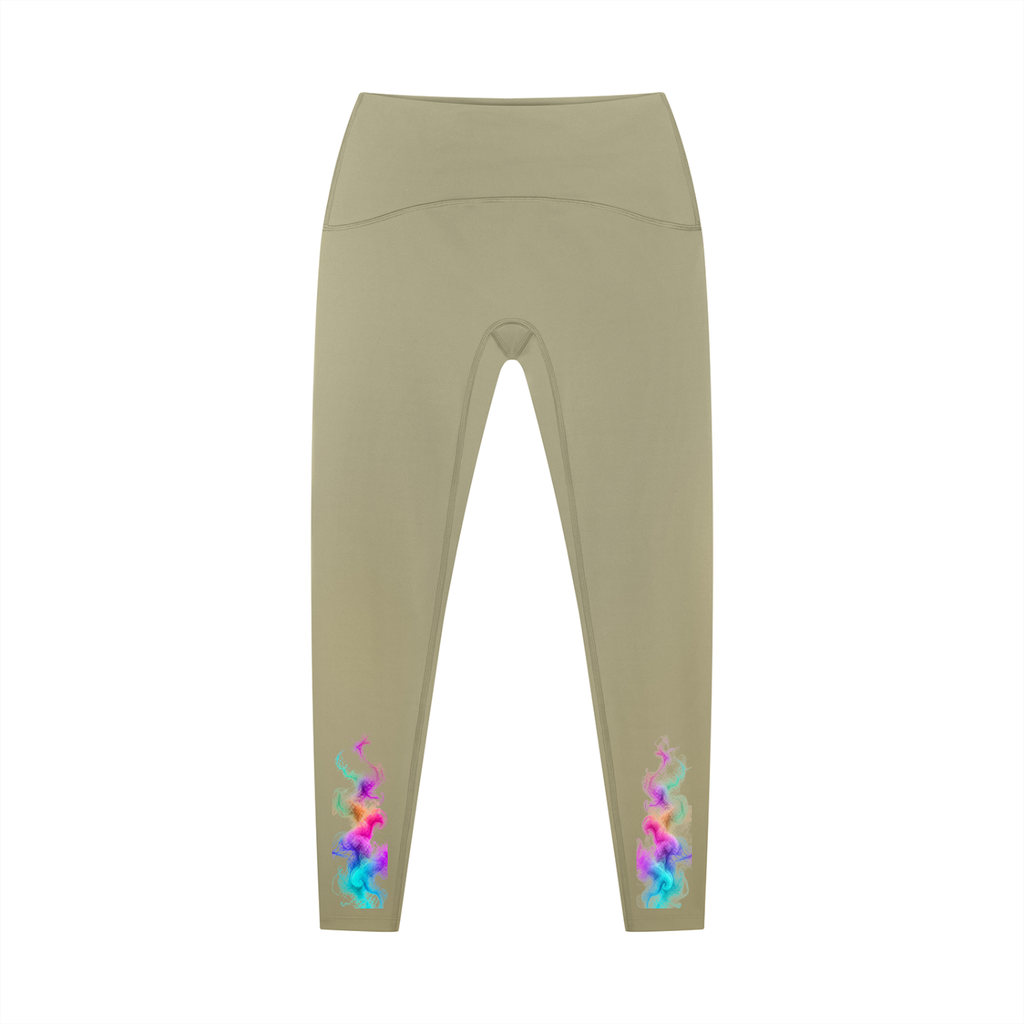 Women's High-Waisted Ankle Length Yoga Leggings - KR Woke Wear