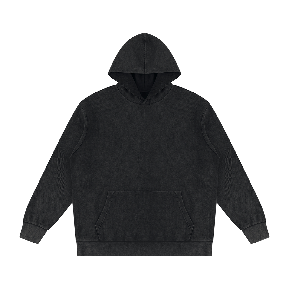 Pot Leaf Mineral Wash Oversized Hoodie - KR Woke Wear