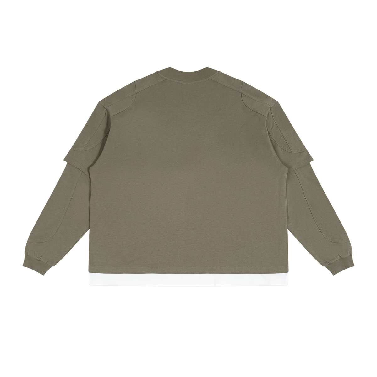Pot Leaf Paneled Layer Color Block T-Shirt - KR Woke Wear