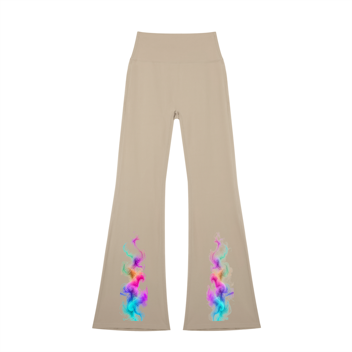 Women's High-Waisted Flare Leggings - KR Woke Wear