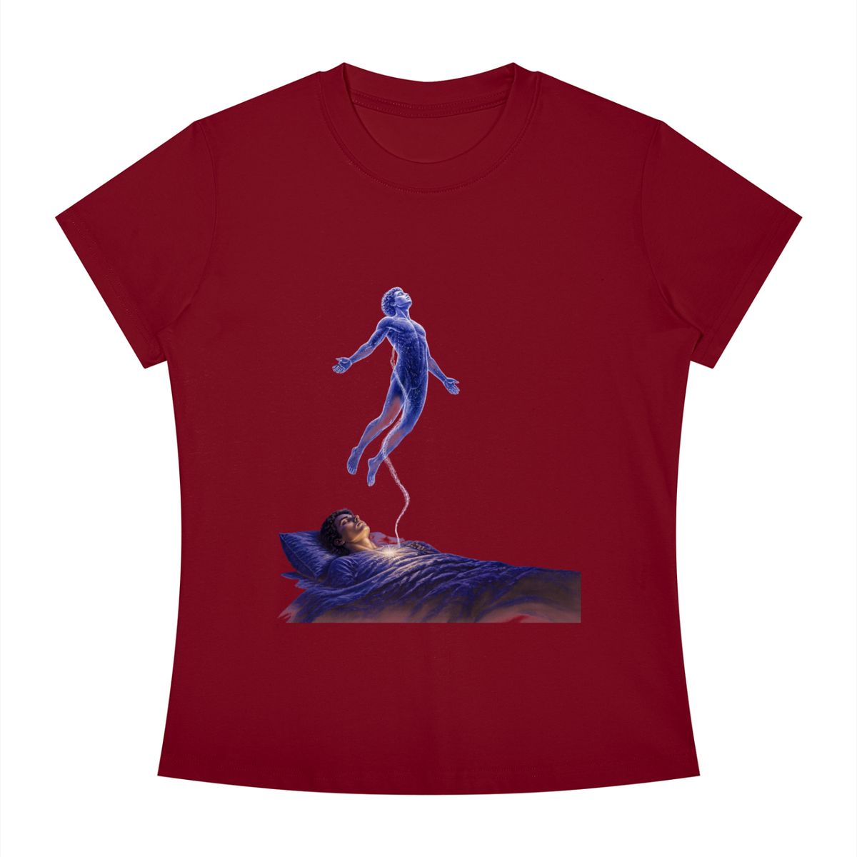 Astral Projection Women's Slim Fit Crewneck T-Shirt - KR Woke Wear