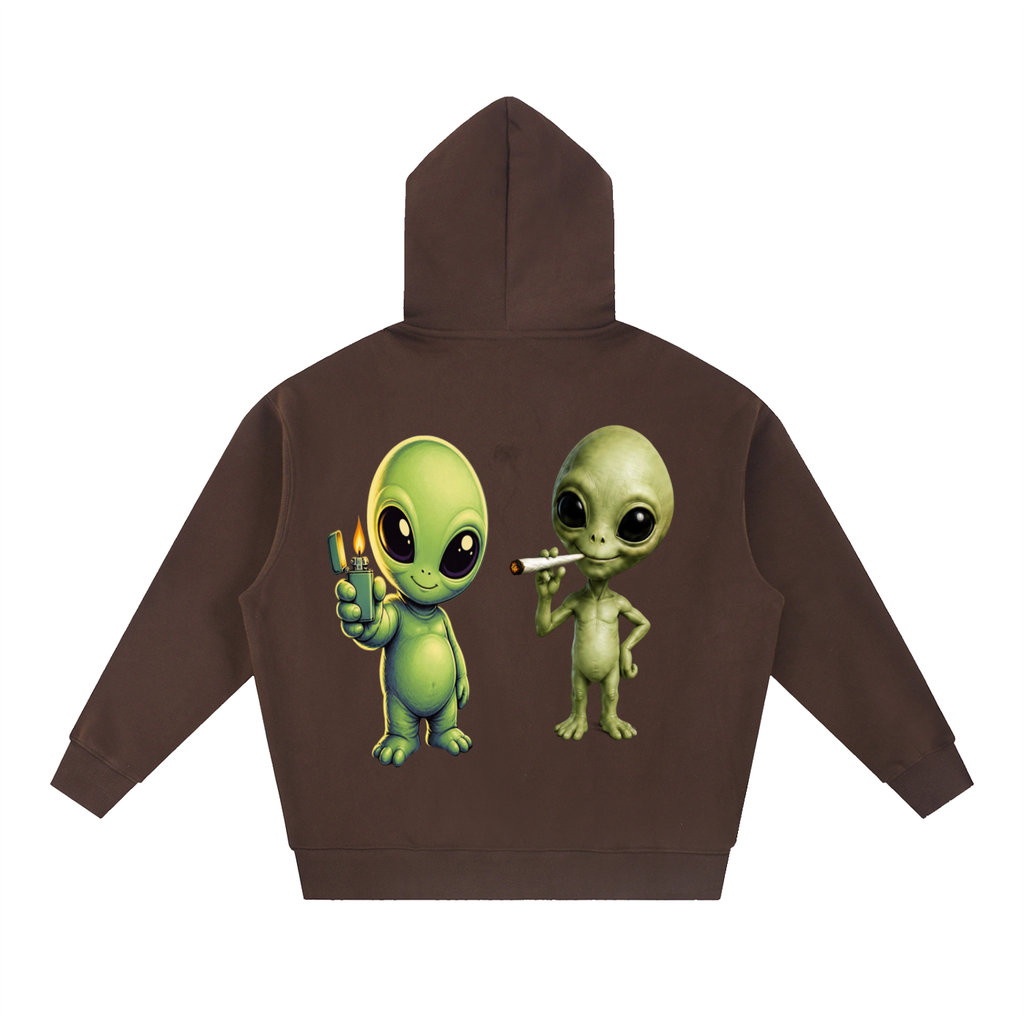 Essential Oversized Boxy Fit Fleece Hoodie - KR Woke Wear