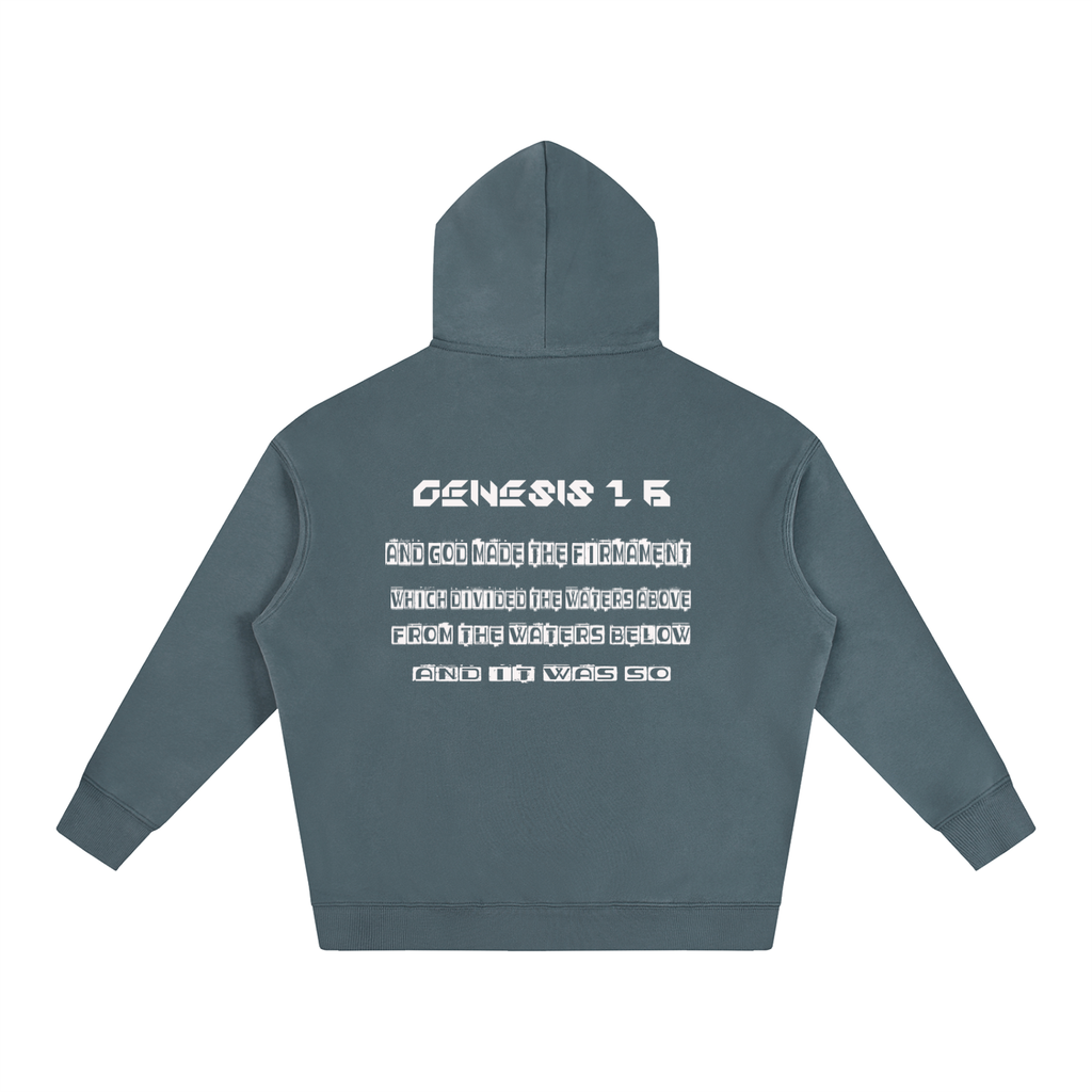 Flat Earth Oversize Fleeced Hoodie - KR Woke Wear