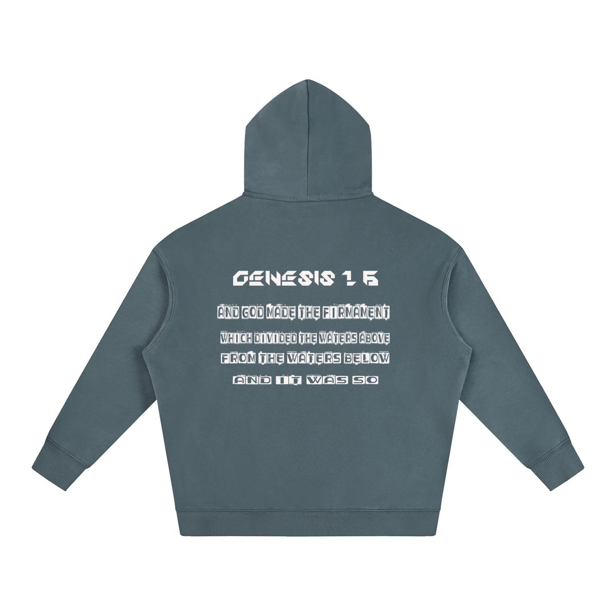 Flat Earth Oversize Fleeced Hoodie - KR Woke Wear
