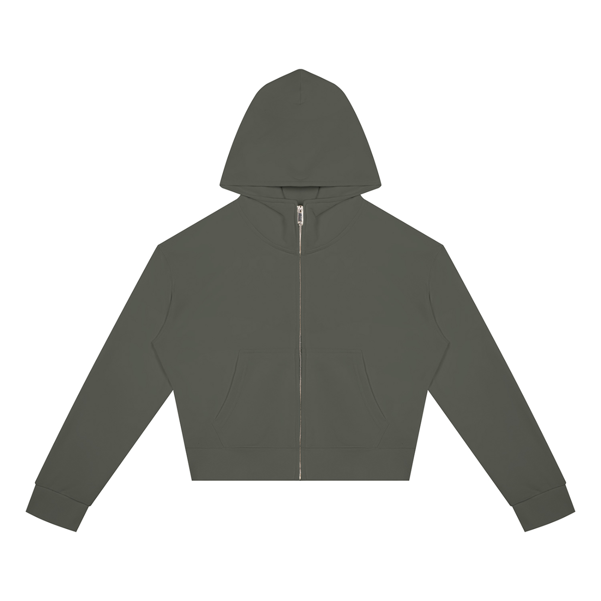 Light Fairy Women's Crop Full Zip Hoodie - KR Woke Wear