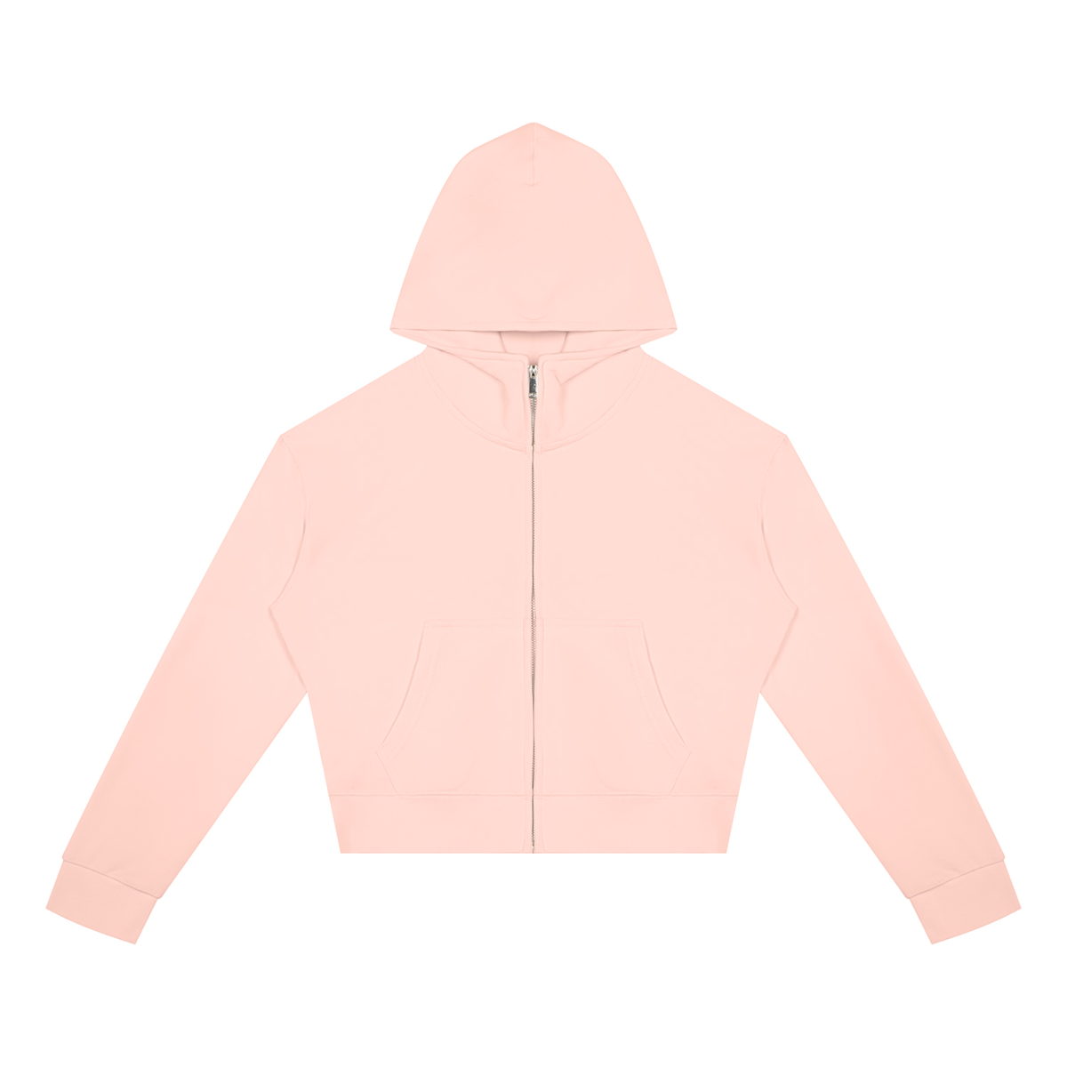 Light Fairy Women's Crop Full Zip Hoodie - KR Woke Wear
