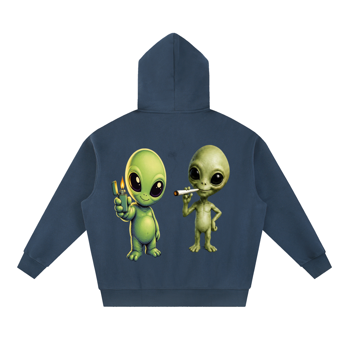 Essential Oversized Boxy Fit Fleece Hoodie - KR Woke Wear