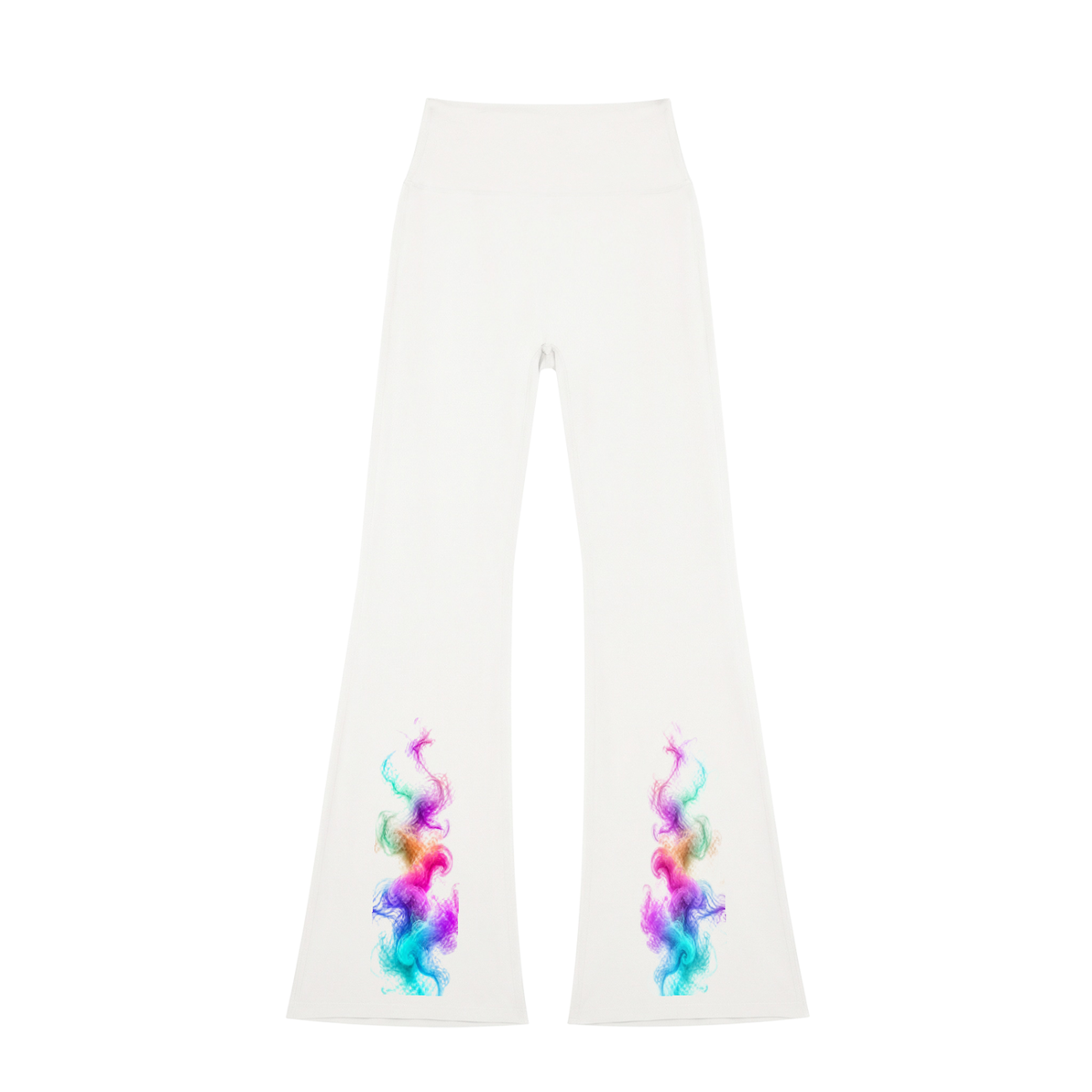 Women's High-Waisted Flare Leggings - KR Woke Wear
