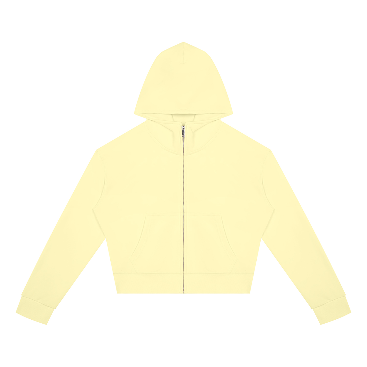 Light Fairy Women's Crop Full Zip Hoodie - KR Woke Wear