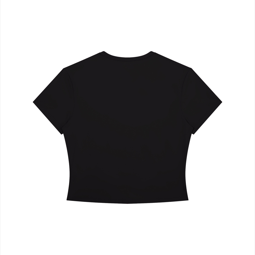 Lotus Women's Crewneck Crop T-Shirt - KR Woke Wear