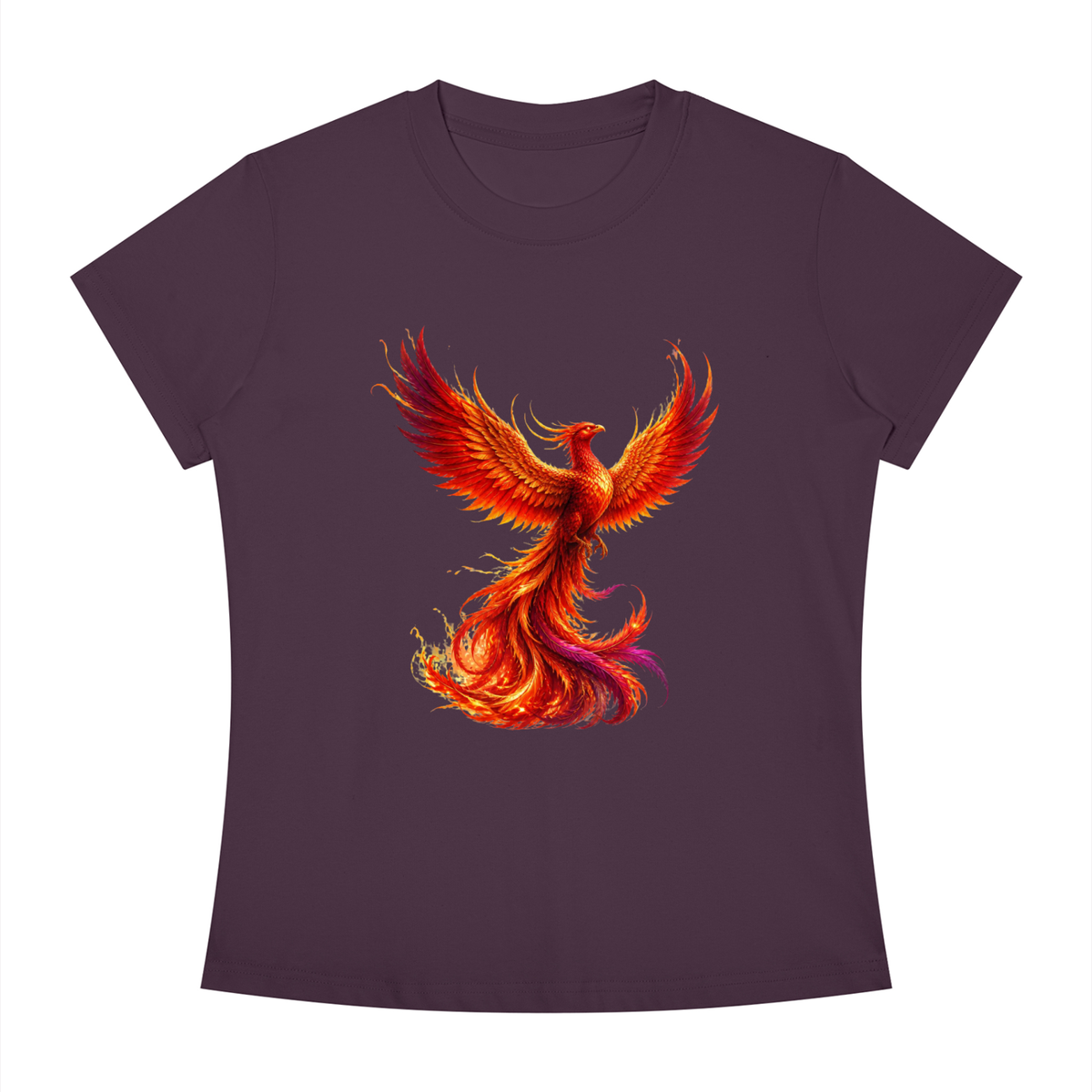 Phoenix Women's Slim Fit Crewneck T-Shirt - KR Woke Wear