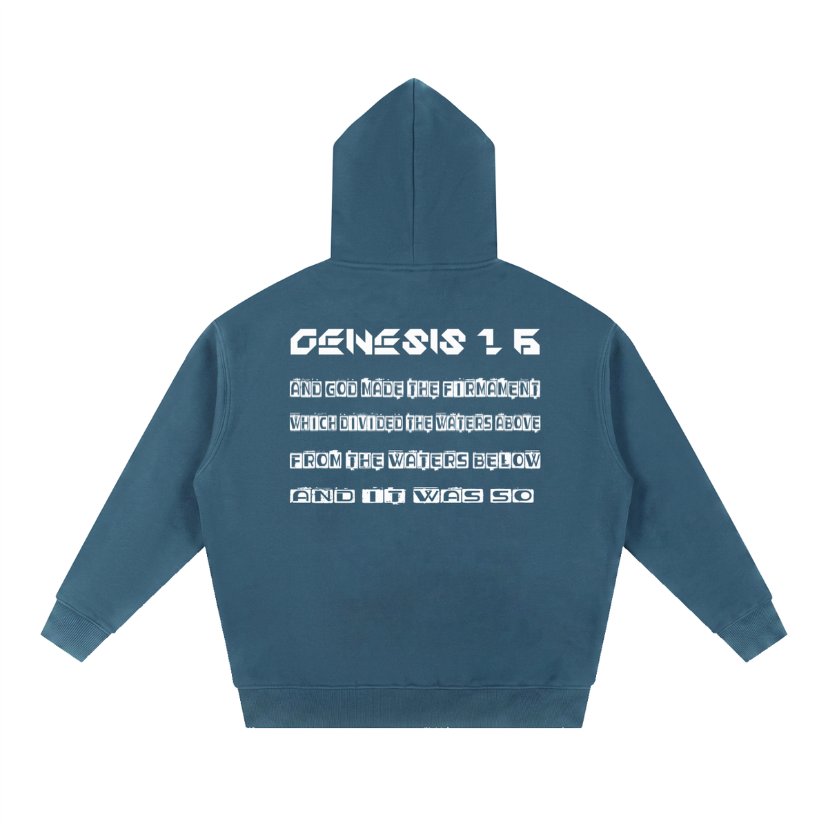 Flat Earth Essential Oversized Boxy Fit Fleece Hoodie - KR Woke Wear