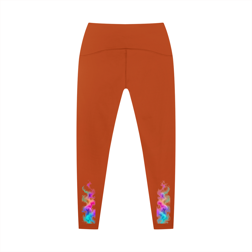 Women's High-Waisted Ankle Length Yoga Leggings - KR Woke Wear