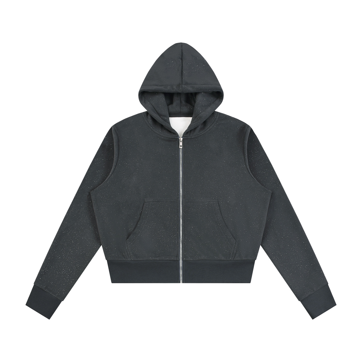 Lotus Women's Sparkles Fleece Full Zip Hoodie - KR Woke Wear