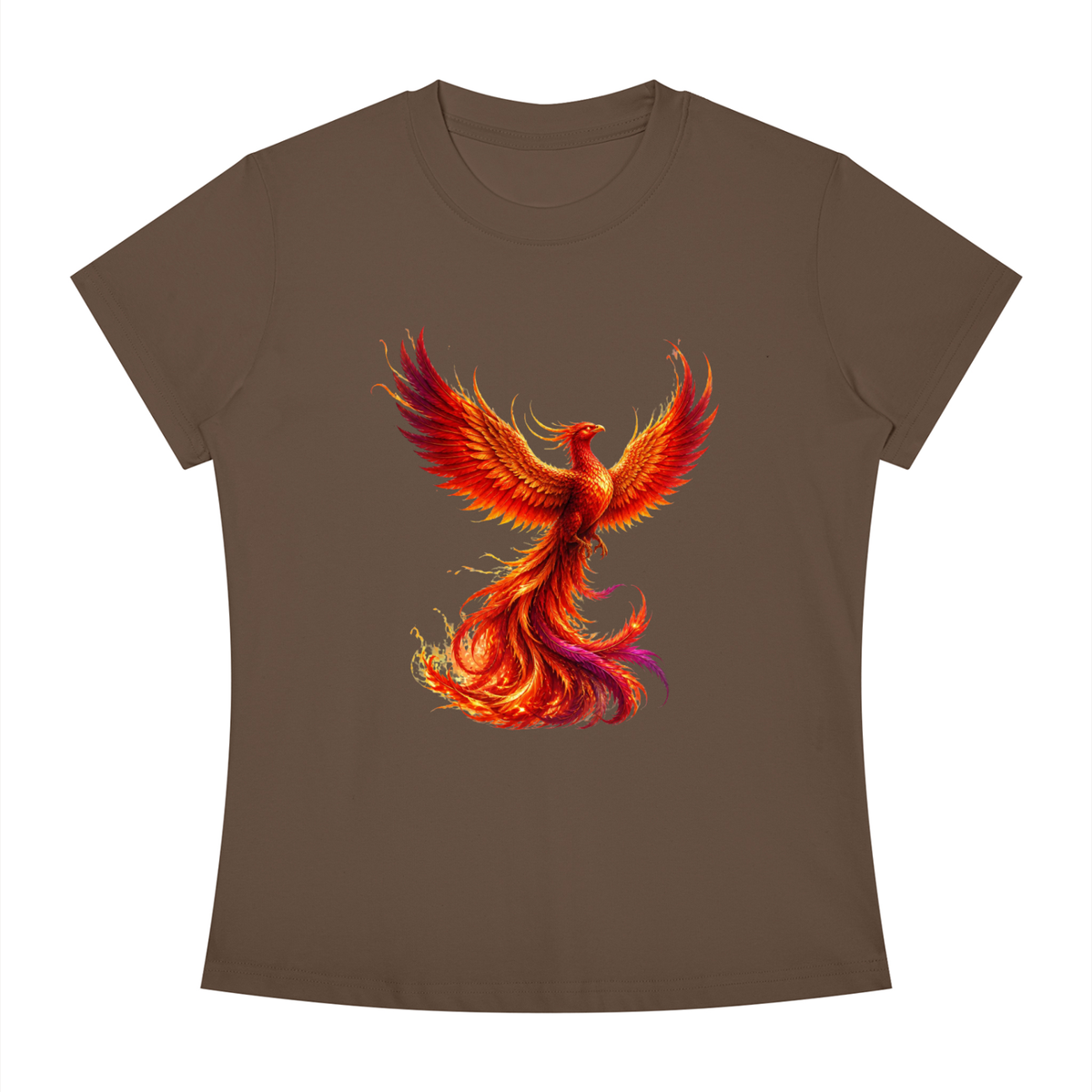 Phoenix Women's Slim Fit Crewneck T-Shirt - KR Woke Wear