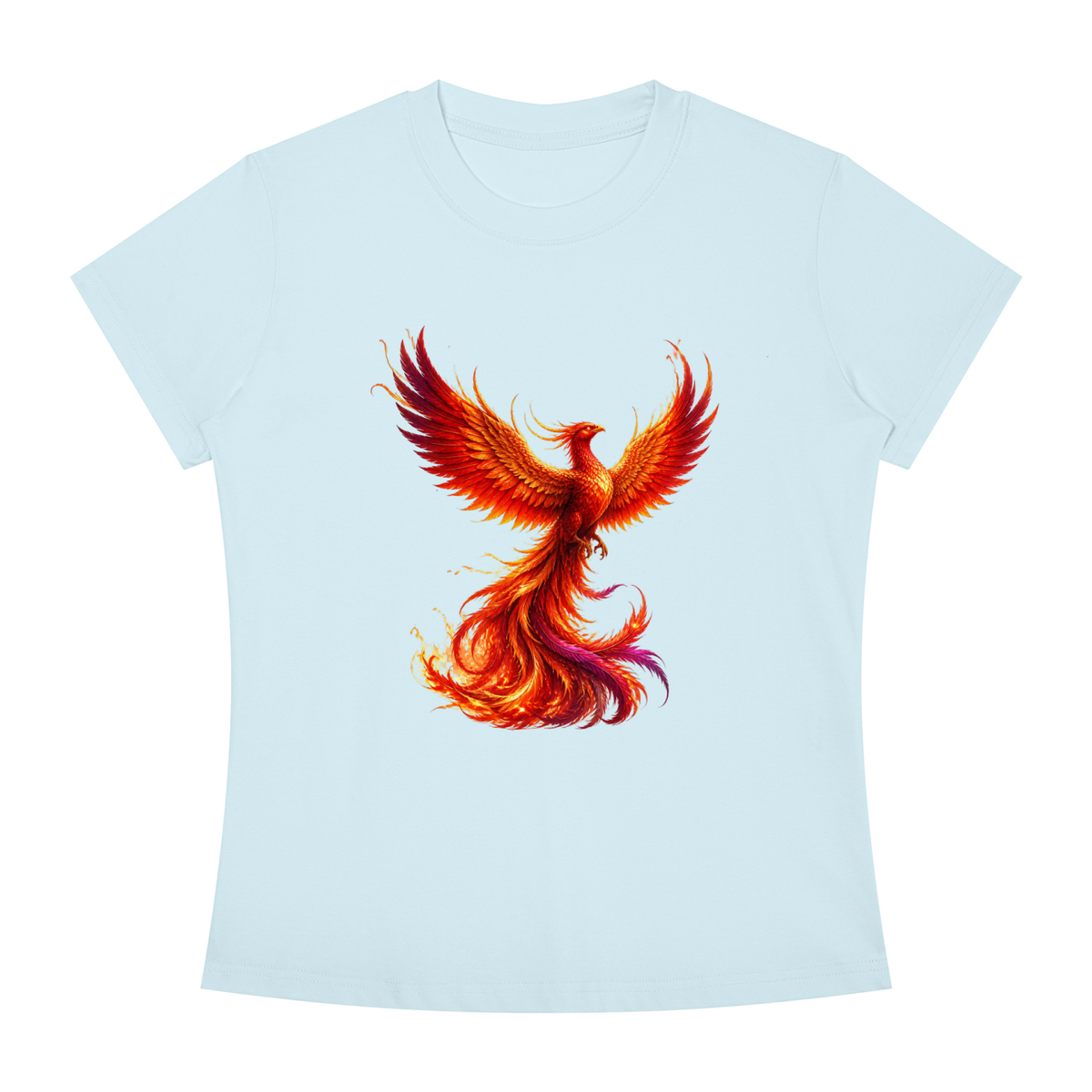 Phoenix Women's Slim Fit Crewneck T-Shirt - KR Woke Wear