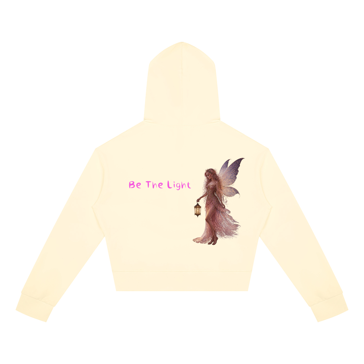 Light Fairy Women's Crop Full Zip Hoodie - KR Woke Wear