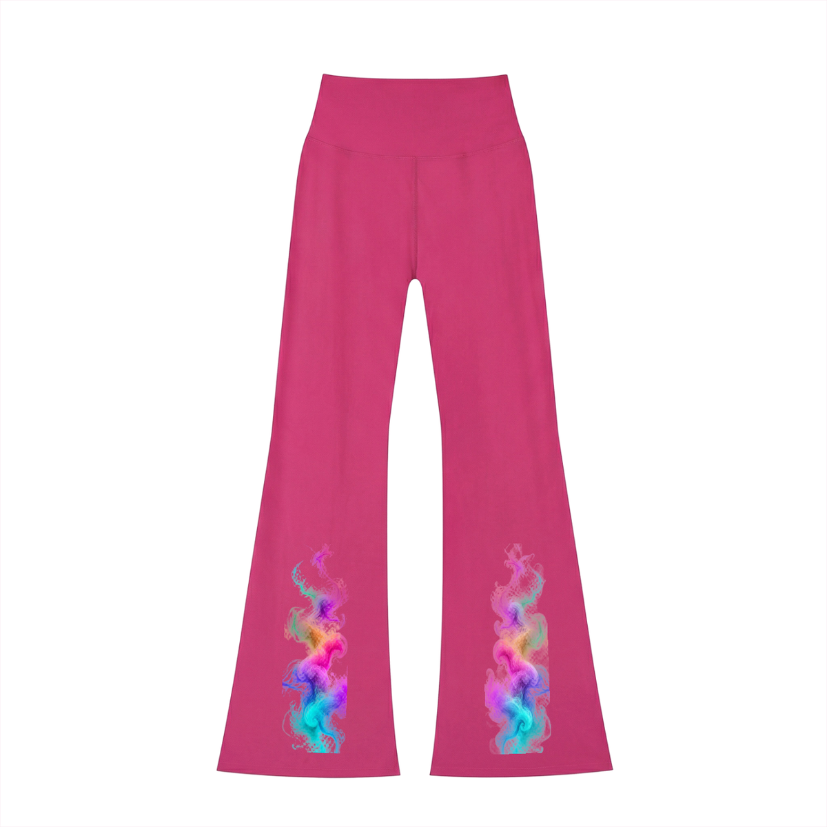 Women's High-Waisted Flare Leggings - KR Woke Wear
