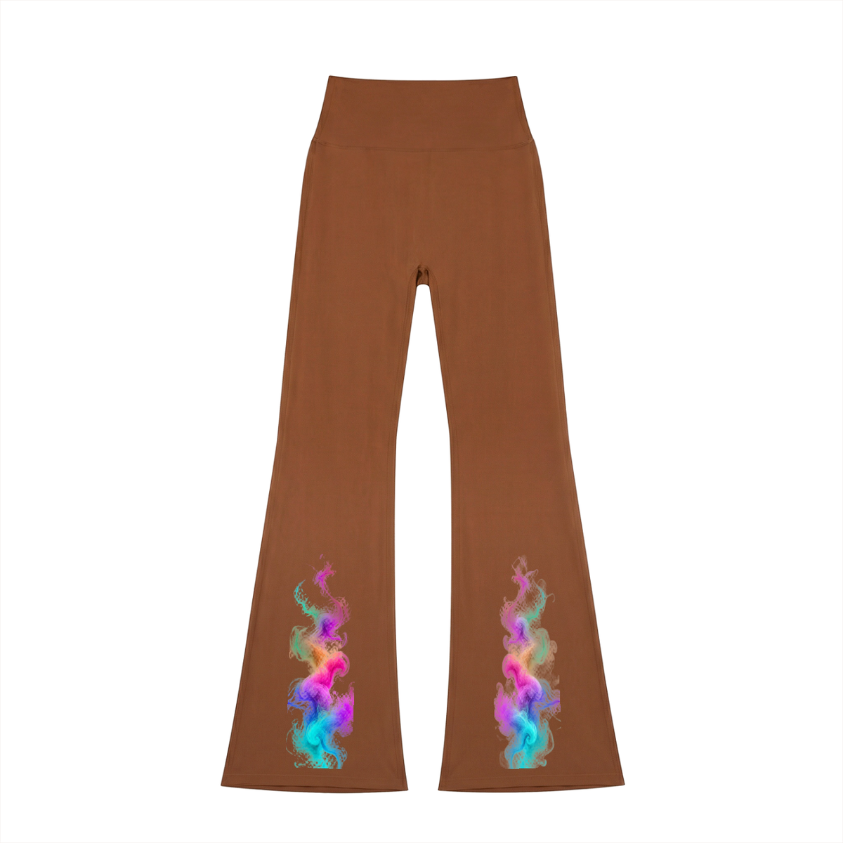 Women's High-Waisted Flare Leggings - KR Woke Wear