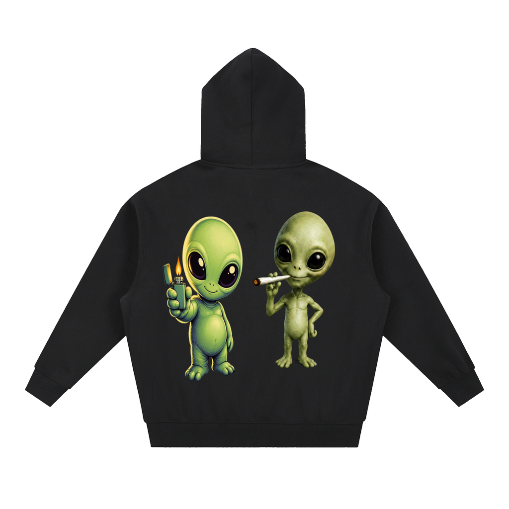 Essential Oversized Boxy Fit Fleece Hoodie - KR Woke Wear