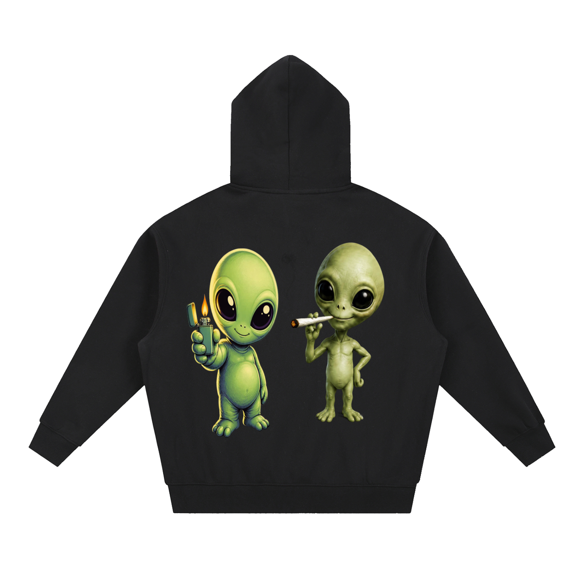Stay Lifted Essential Oversized Boxy Fit Fleece Hoodie - KR Woke Wear