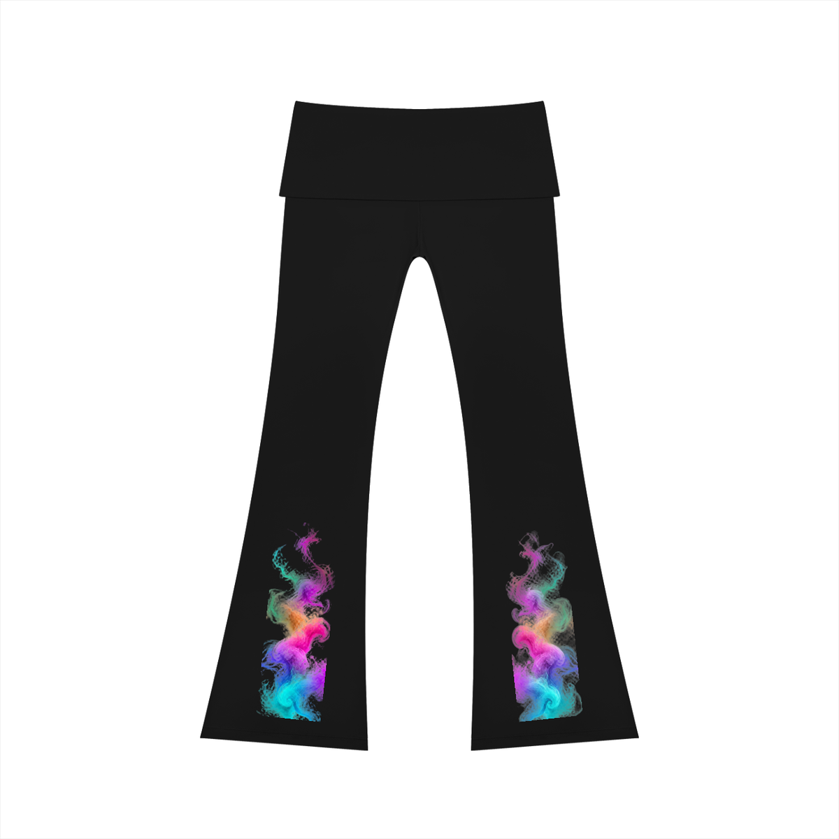 Women's High Rise Flared Yoga Pants - KR Woke Wear