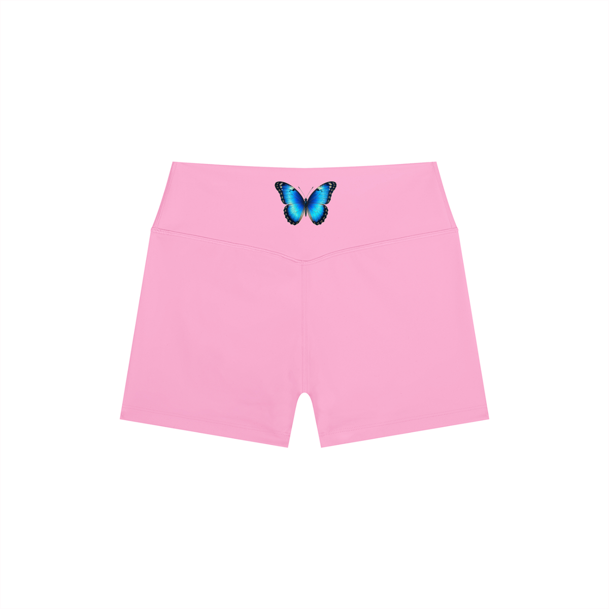 Women’s High Rise Yoga Shorts - KR Woke Wear