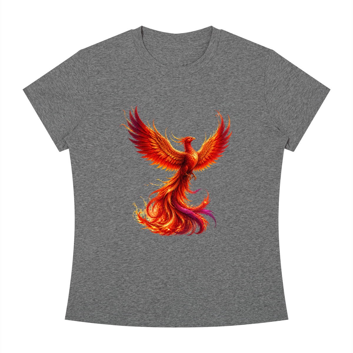 Phoenix Women's Slim Fit Crewneck T-Shirt - KR Woke Wear