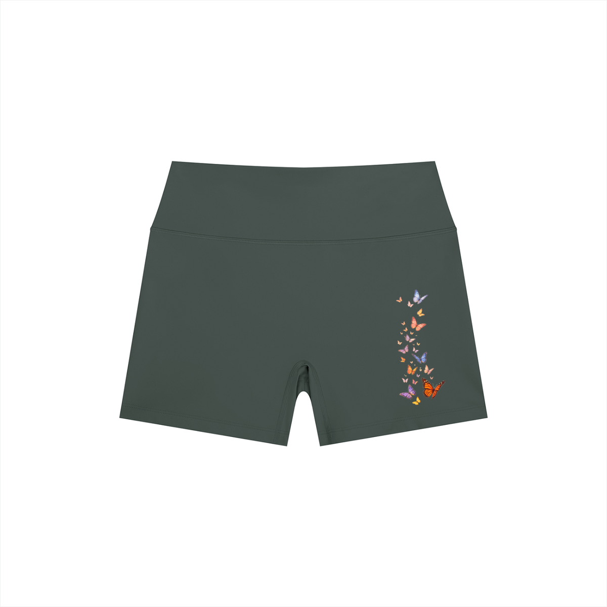 Women’s High Rise Yoga Shorts - KR Woke Wear