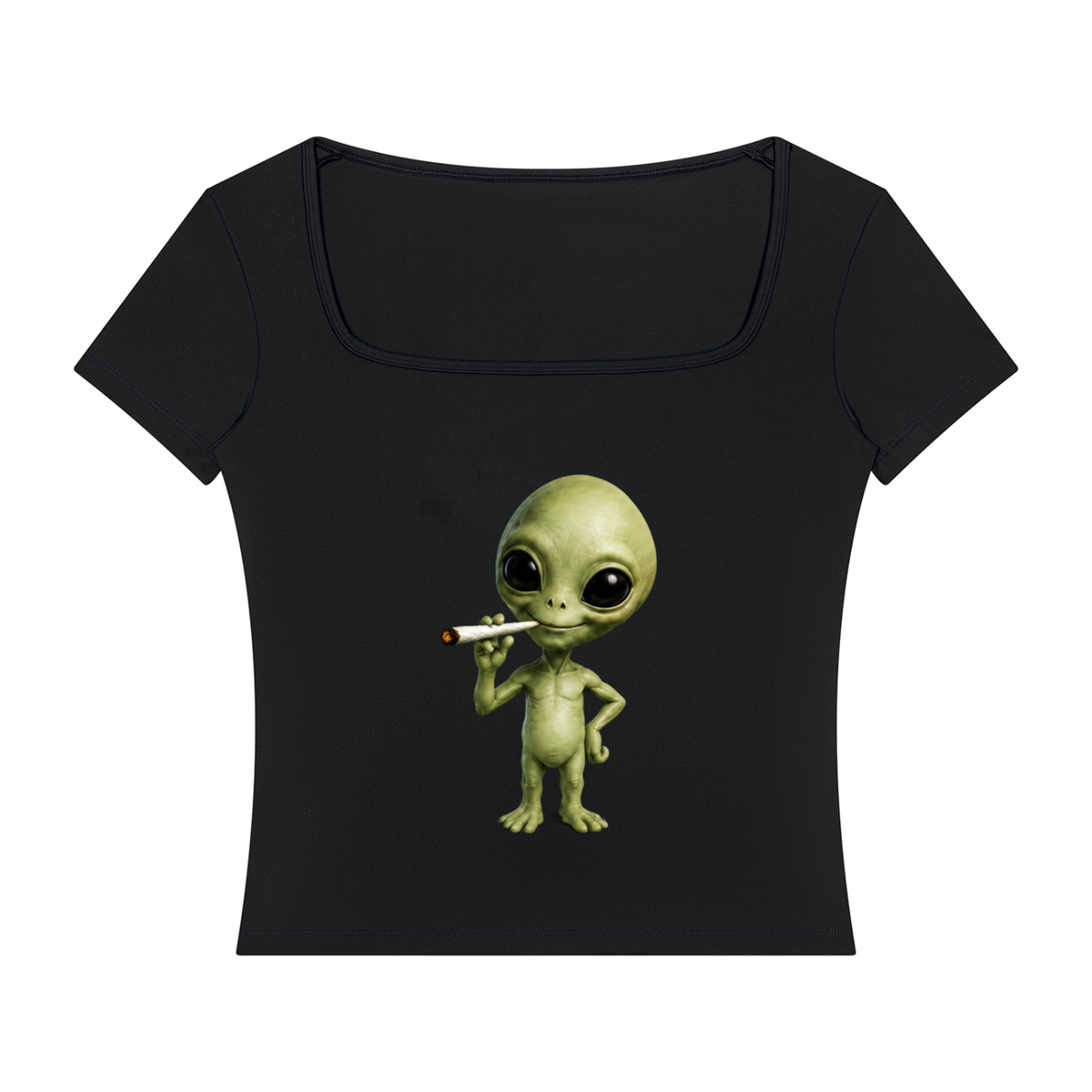 Alien Women’s Square Neck Training T-Shirt - KR Woke Wear