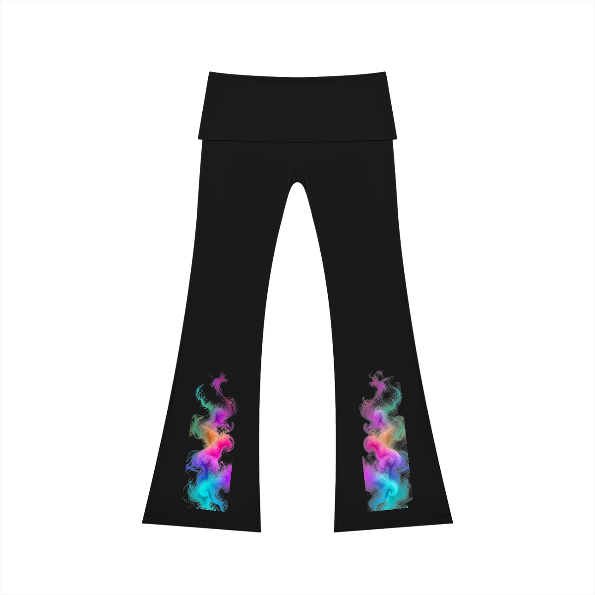Women's High Rise Flared Yoga Pants - KR Woke Wear