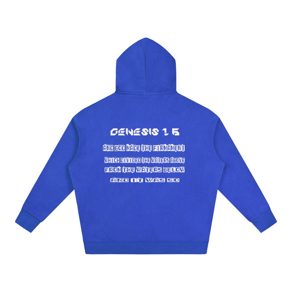 Flat Earth Oversize Fleeced Hoodie - KR Woke Wear