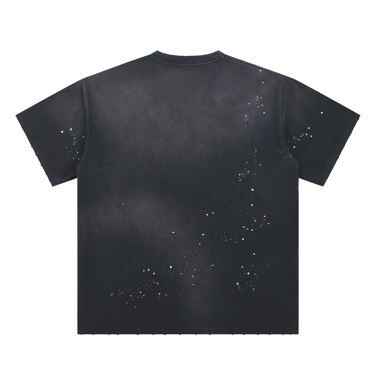 Astral Project Hand-Frayed Sunfade Paint Splatter T-Shirt - KR Woke Wear